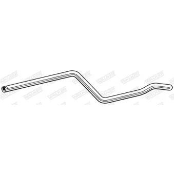 Tuyau d'échappement WALKER 10688