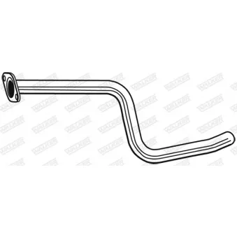 Tuyau d'échappement WALKER 10715