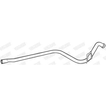 Tuyau d'échappement WALKER 10843