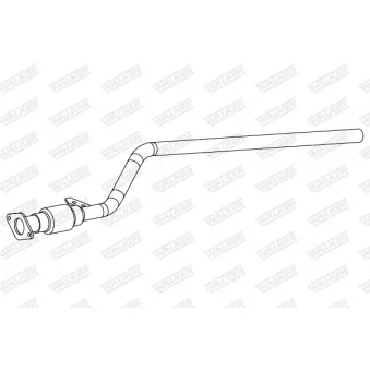 Tuyau d'échappement WALKER 10851