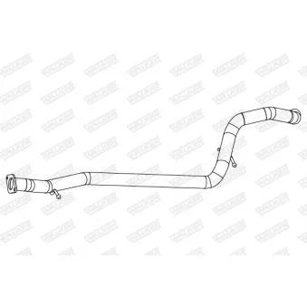 Tuyau d'échappement WALKER 10860