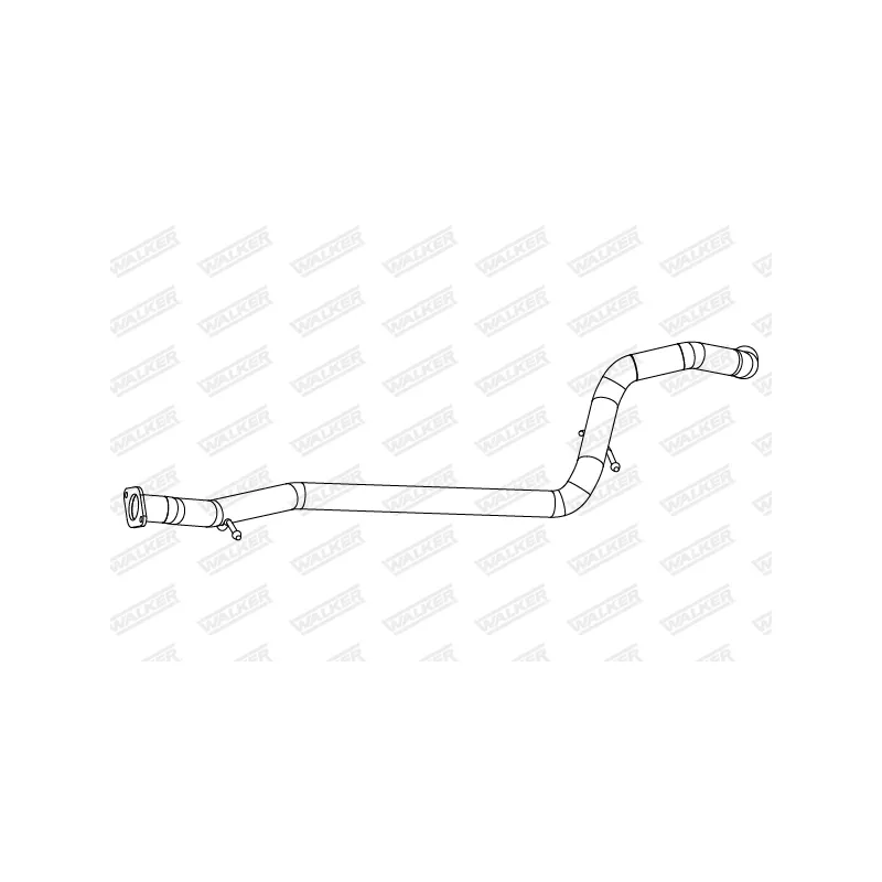 Tuyau d'échappement WALKER 10860