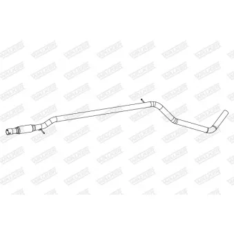 Tuyau d'échappement WALKER 10861