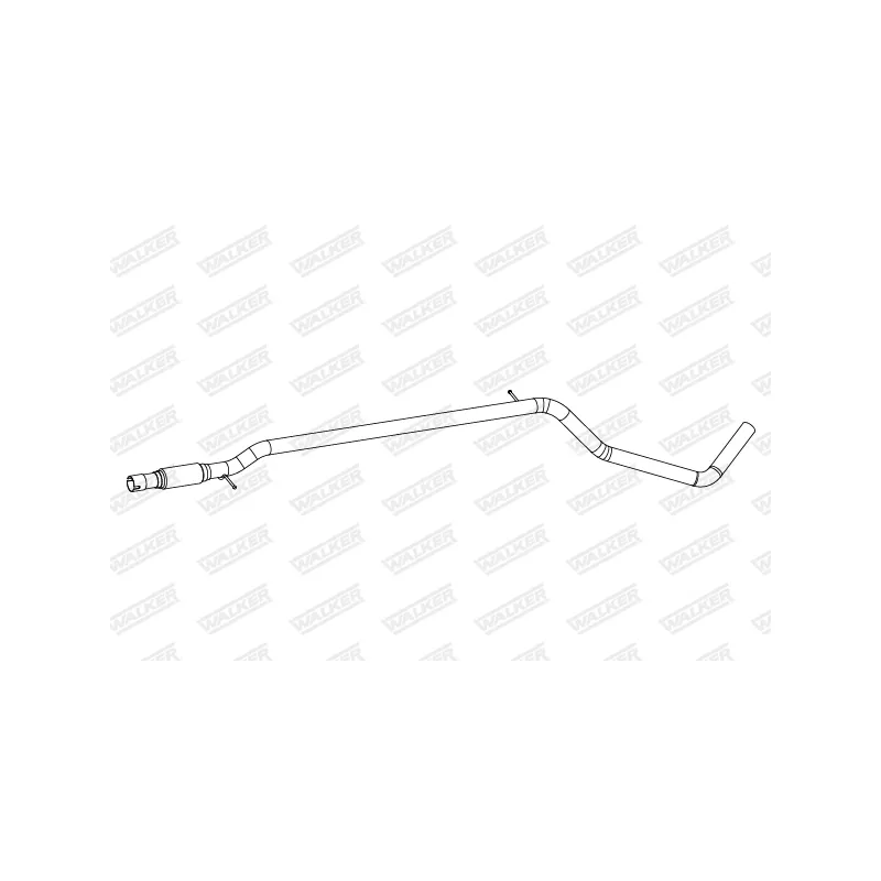 Tuyau d'échappement WALKER 10861