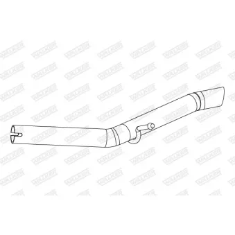 Tuyau d'échappement WALKER 10873