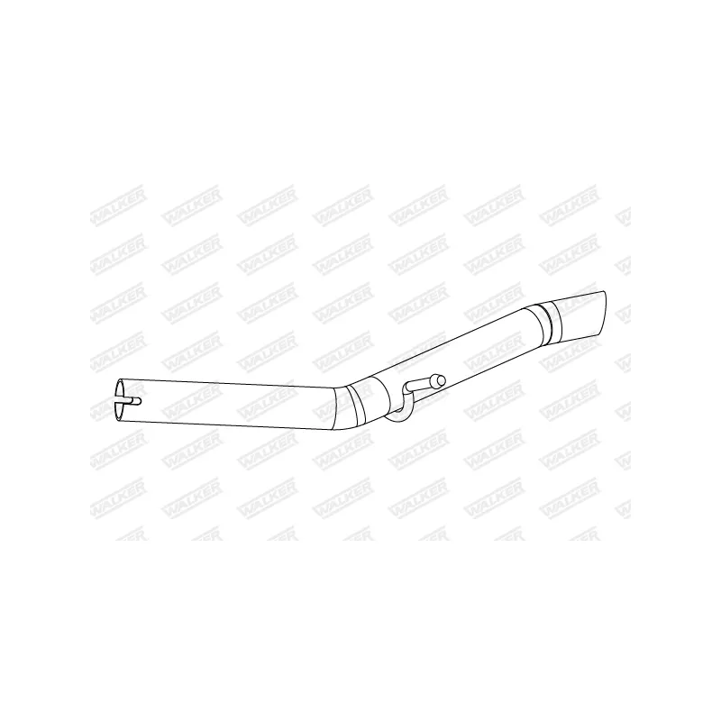 Tuyau d'échappement WALKER 10873