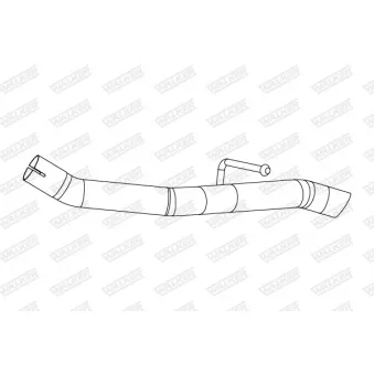 Tuyau d'échappement WALKER 10876