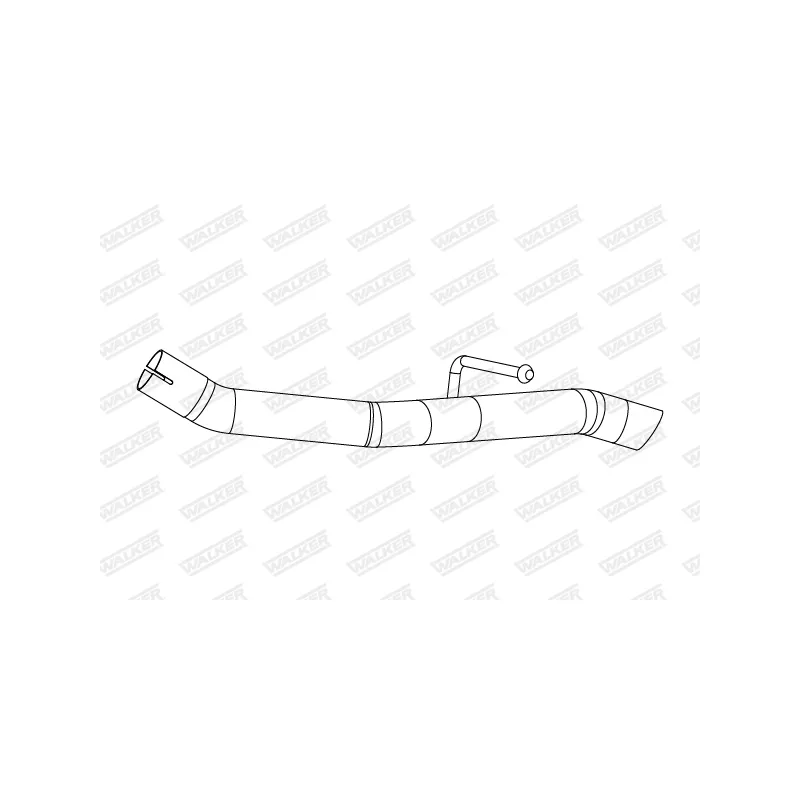 Tuyau d'échappement WALKER 10876