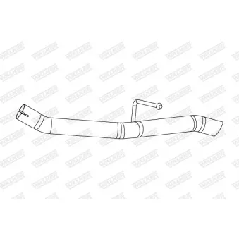Tuyau d'échappement WALKER 10877