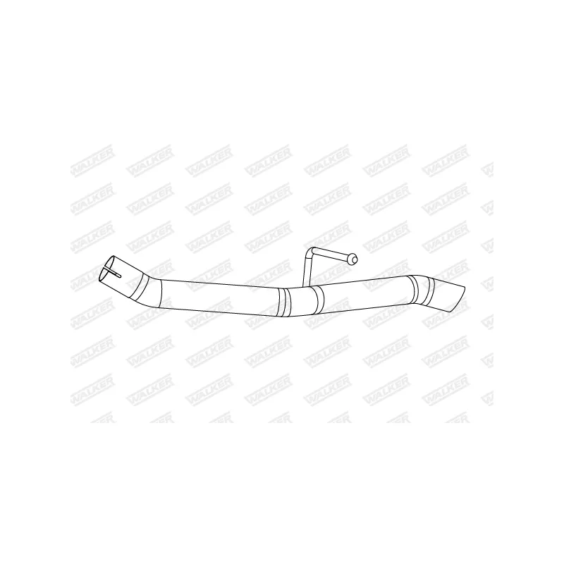 Tuyau d'échappement WALKER 10877
