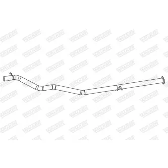 Tuyau d'échappement WALKER 10881