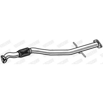 Tuyau d'échappement WALKER 10888