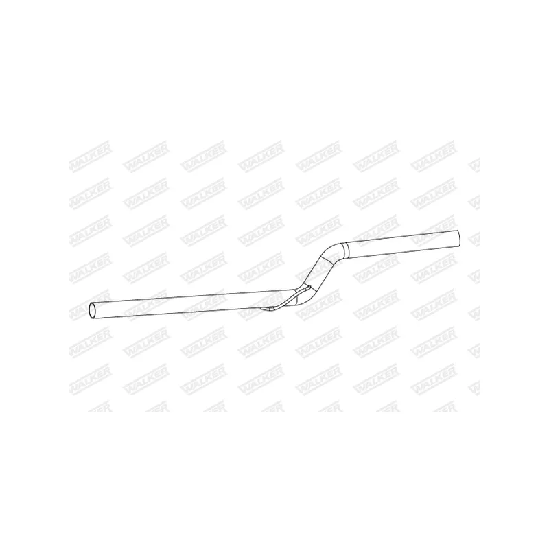 Tuyau d'échappement WALKER 10889