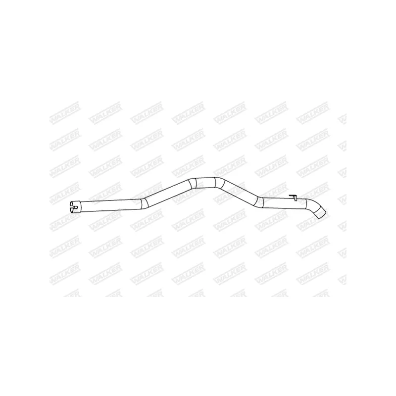 Tuyau d'échappement WALKER 10905