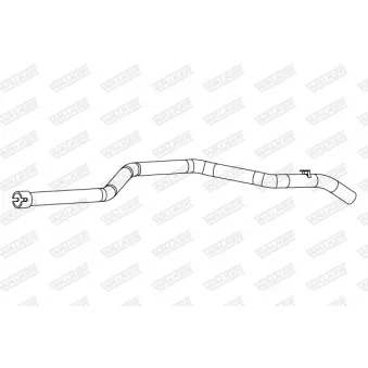Tuyau d'échappement WALKER 10922