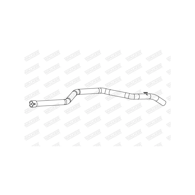 Tuyau d'échappement WALKER 10922