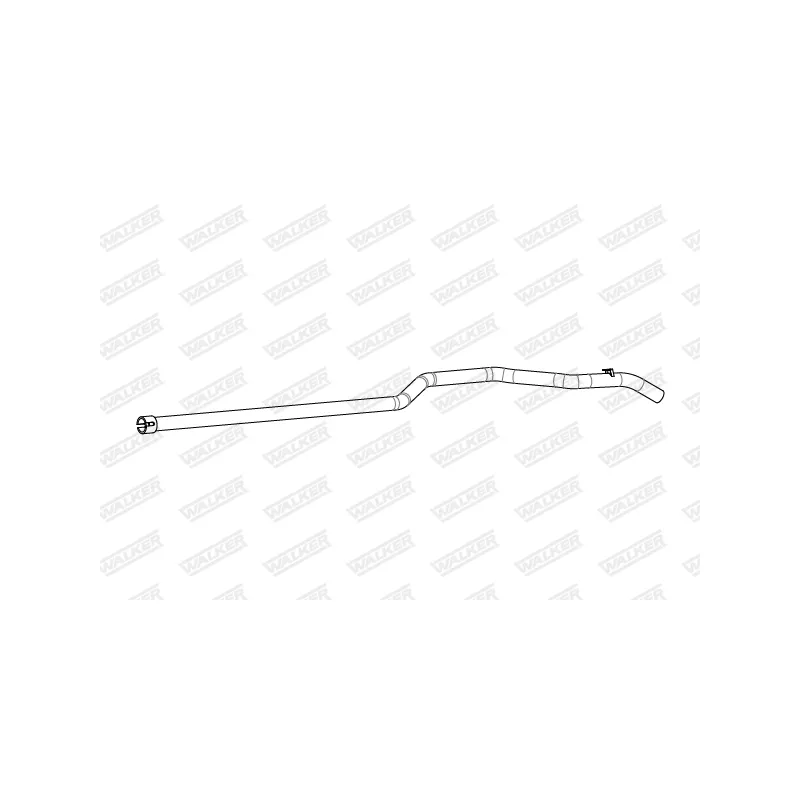 Tuyau d'échappement WALKER 10923