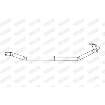 Tuyau d'échappement WALKER 10939
