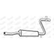 Silencieux central WALKER 14937 - Visuel 1