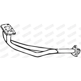 Tuyau d'échappement WALKER 15874