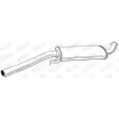 Silencieux central WALKER 16875 - Visuel 1