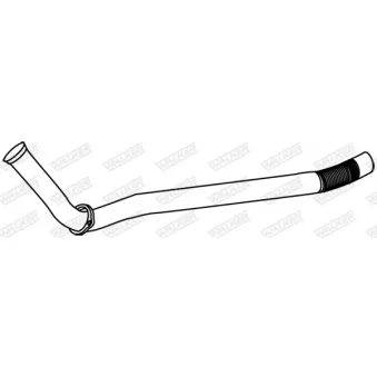 Tuyau d'échappement WALKER 17650
