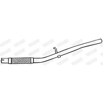 Tuyau d'échappement WALKER 17757