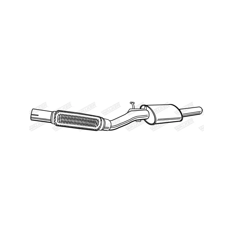 Silencieux central WALKER 21040