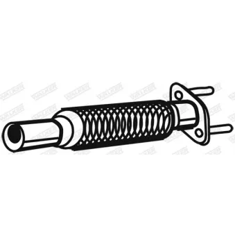 Tube ondulé, système d'échappement WALKER 21306