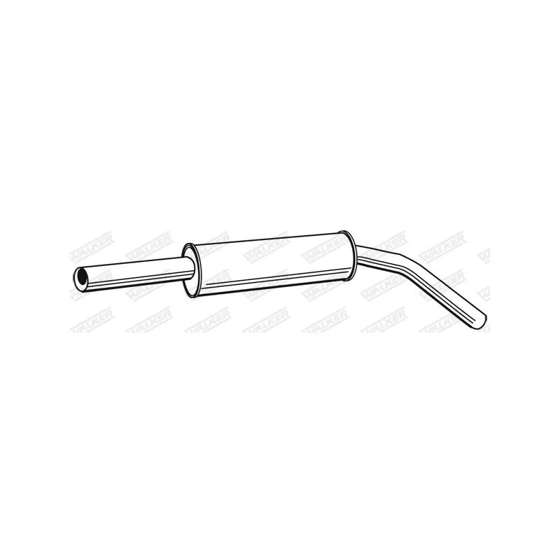 Silencieux central WALKER 21423