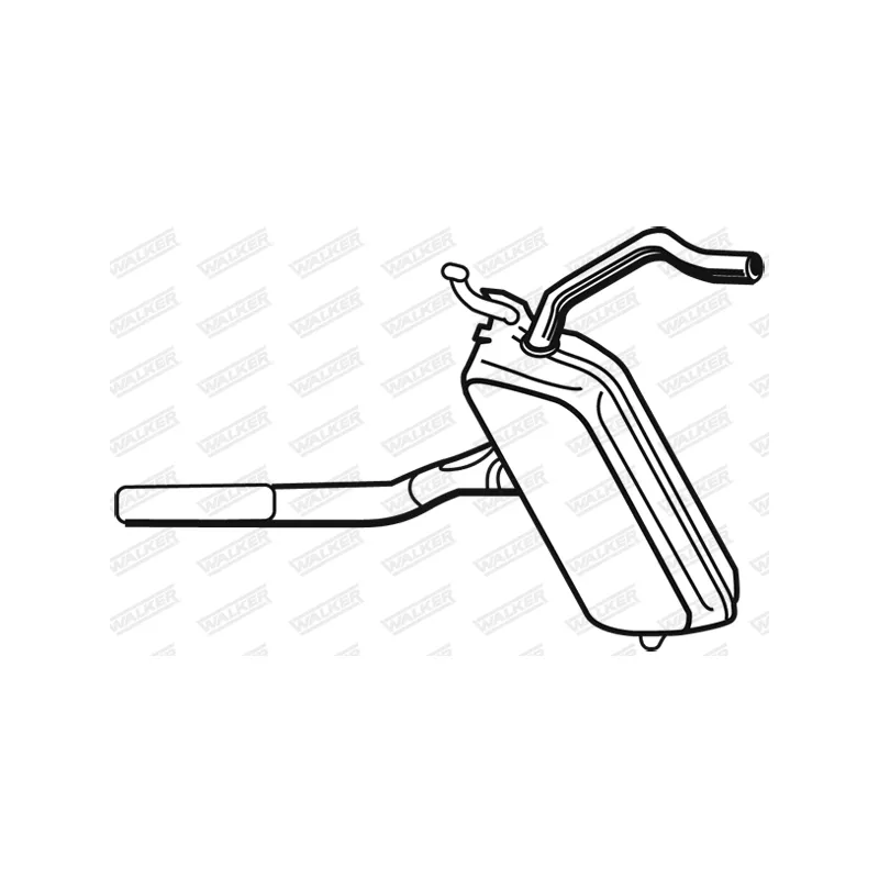Silencieux central WALKER 21479
