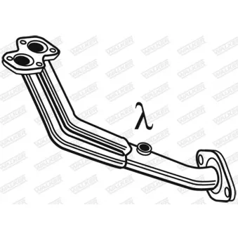 Tuyau d'échappement WALKER 21853