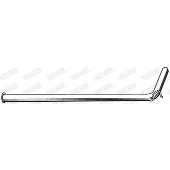 Tuyau d'échappement WALKER 21855
