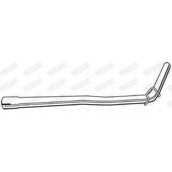 Tuyau d'échappement WALKER 21856