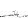 Silencieux central WALKER 22068 - Visuel 1