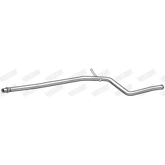 Tuyau d'échappement WALKER 22410