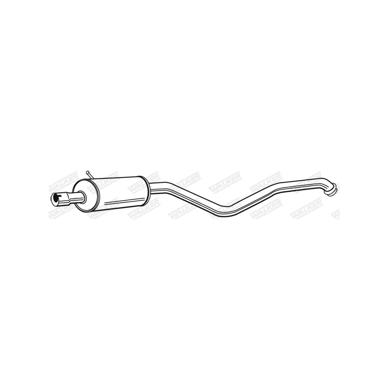 Silencieux central WALKER 22507