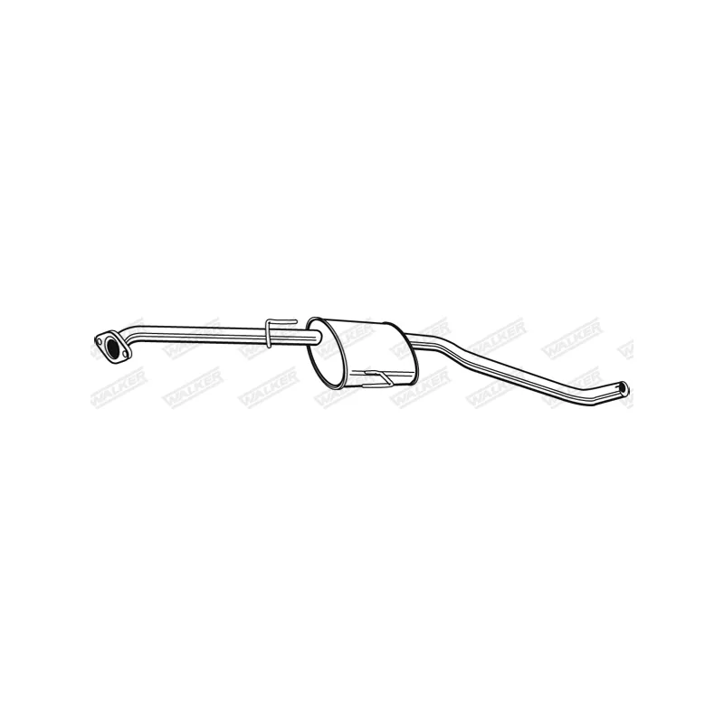 Silencieux central WALKER 22566