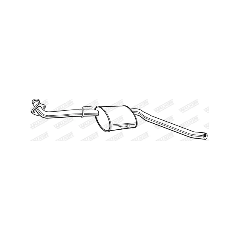 Silencieux central WALKER 22583