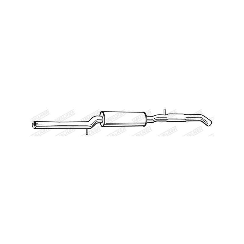 Silencieux central WALKER 22591