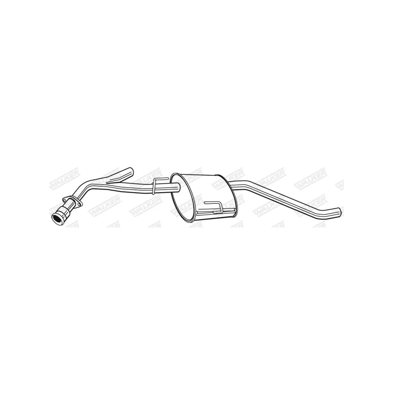 Silencieux central WALKER 22689