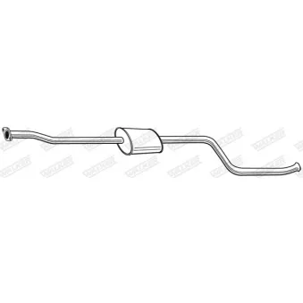 Silencieux central WALKER 22754