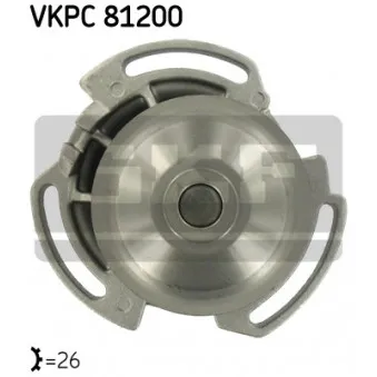 Pompe à eau SKF VKPC 81200