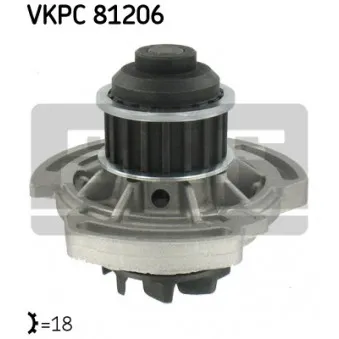 Pompe à eau SKF VKPC 81206