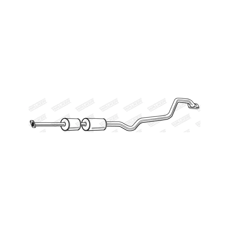 Silencieux central WALKER 22783