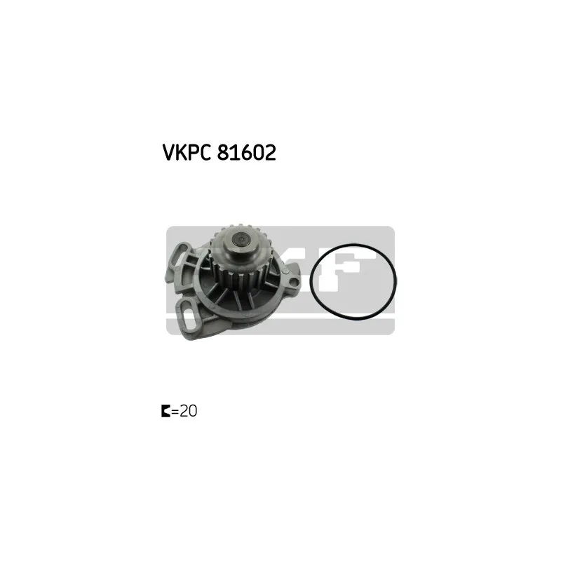 Pompe à eau SKF VKPC 81602