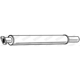 Silencieux central WALKER 22853