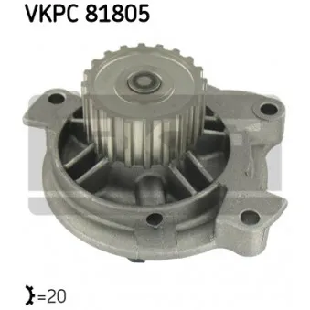 Pompe à eau SKF VKPC 81805