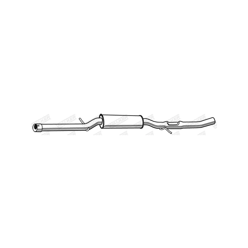 Silencieux central WALKER 23039