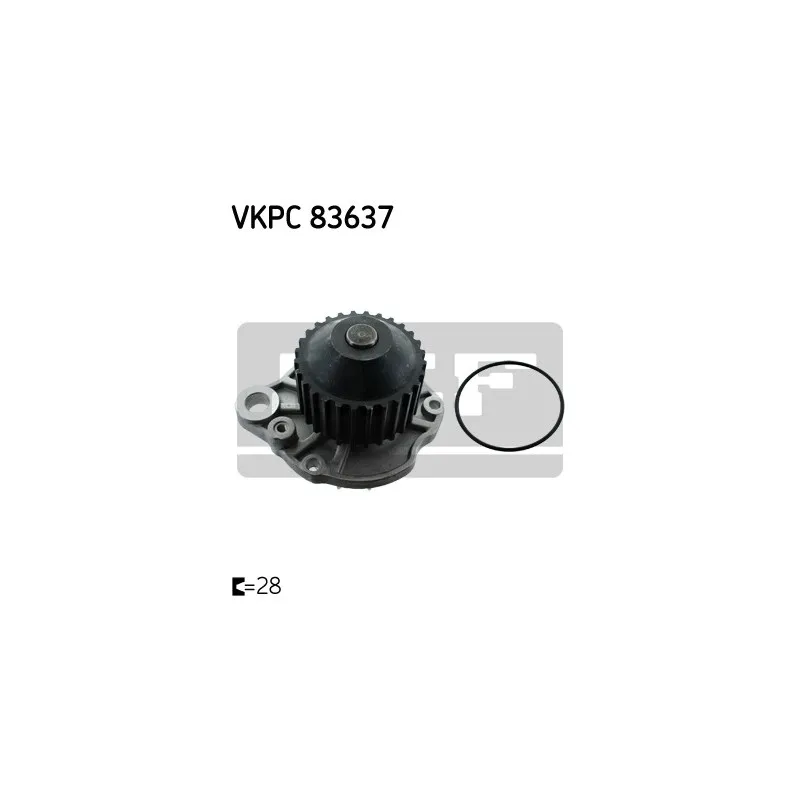 Pompe à eau SKF VKPC 83637